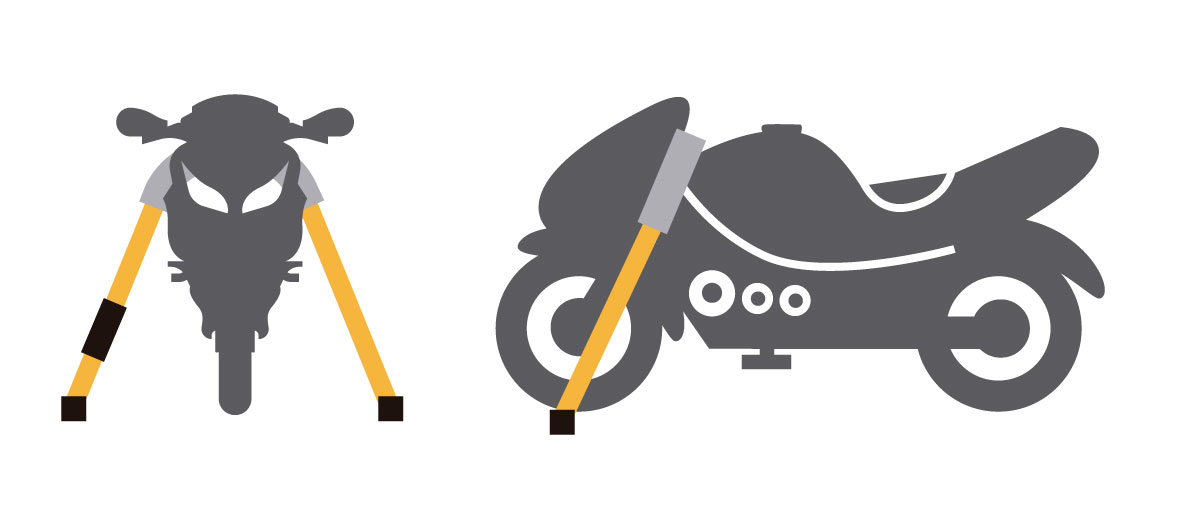 Mocowanie motocykla